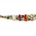 rectangle round  rhinestones cup chains
